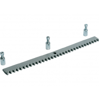 Came Module 4 rack 30 x 8mm galvanised steel with fastening holes Came Module 4 rack 30 x 8mm galvanised steel with fastening holes